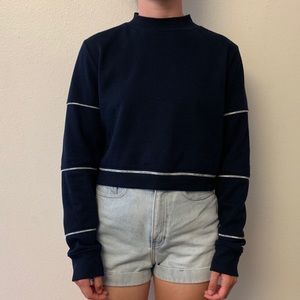 UO Tommy Hilfiger Cropped Mock-Neck Sweater